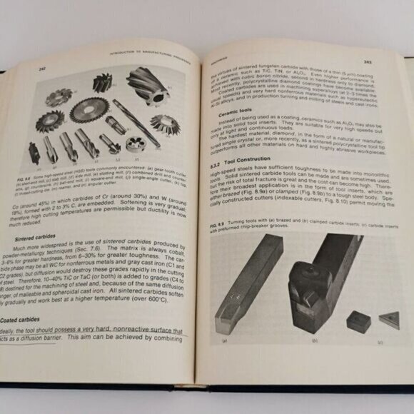 1977 Introduction to Manufacturing Process Textbook John Schey Vintage Engineer - Picture 8 of 8